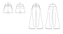 Naaipatroon Vogue 2034 Shorts/Broek, maat 34-42 Dui/En/Fr