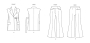 Naaipatroon Vogue 2036 Vest en broek , maat 32-40 Dui/En/Fr