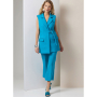 Naaipatroon Vogue 2036 Vest en broek , maat 42-50 Dui/En/Fr