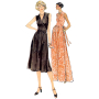 Naaipatroon Vogue 2040 Vintage Jurk, maat 42-50 Dui/En/Fr
