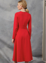 Naaipatroon Vogue 2044 Dames Jurk, maat 34-42 Dui/En/Fr