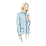 Pattern Vogue 7975 Jas maat 38-42, Dui/En/Fr