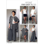 Pattern Vogue 9191 Misses' Poncho, Top, Shorts and Pants, En/Ger/Fr