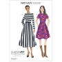 Patron Vogue 9197 robe femme, en français