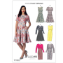 Pattern Vogue 9202 Misses' Jurk, Dui/En/Fr