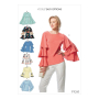 Naaipatroon Vogue 9243 blouse, maat 32-40, Dui/En