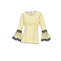 Naaipatroon Vogue 9243 blouse, maat 40-48, Dui/En