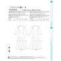 Patron Vogue 9264 robe taille 32-40, en français