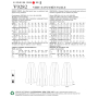 Pattern Vogue 9282 Broek, One Size, Dui/En