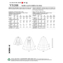Patron Vogue 9288 manteau cape femme, version papier, taille L - XXL, en français