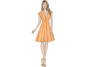 Naaipatroon Vogue 9292, jurk, Dui/En/Fr