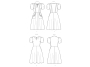 Pattern Vogue 9294, vintage dress, En/Ger/Fr