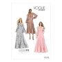 Naaipatroon Vogue 9296, jurk, Dui/En/Fr