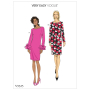 Naaipatroon Vogue 9325 jurk, Dui/En/Fr