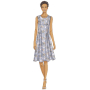 Patron Vogue 9343 robe, taille 40-48, en français