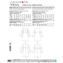 Patron Vogue 9344 robe, taille 40-48, en français