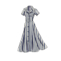 Patron Vogue 9345 robe taille 32-40, en français