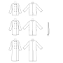 Patron Vogue 9367 manteau, taille 32-40, en français