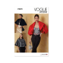 Sewing pattern Vogue Misses Bolero and Capes 2078 Size 32-48, En/Ger/Fr