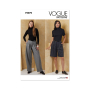 Sewing pattern Vogue Shorts and Pants Ladies 2070 Size 34-42, En/Ger/Fr