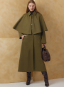 Sewing pattern Vogue V2074 Misses Cape Coat Size 32-50, Eng/Ger/Fr