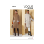 Sewing pattern Vogue V2075 Misses Coats Size 32-50, Eng/Ger/Fr