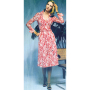 Naaipatroon Vogue 2000 Vintage jurk, maat 32-40 Dui/En/Fr