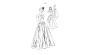 Naaipatroon Vogue 2001 Vintage jurk, maat 44-52, Dui/En/Fr