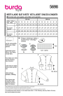 Naaipatroon Burda 5698 Vest & Jas, Nl/Dui/En/Fr