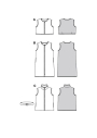 Patron Burda 5764 veste femme, version papier, en français