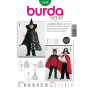Naaipatroon Tovenaar, piraat en duivel, Burda 2494, Dui/En/Fr