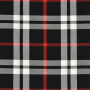 Tissu écossais tartan, noir