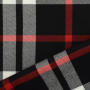 Tissu écossais tartan, noir