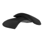 Paire d'épaulettes demi-lune 2BK, noir