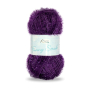 Scrub yarn Rellana Funny Scrub, 35 donker roodpaars