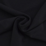 Tissu scuba sim. néoprène crêpe uni, noir