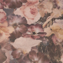 Scuba Peach Touch vintage flowers, beige