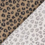 Sherpa Fleece Leopard, hellbraun