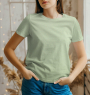 Tissu jersey punta di roma romanite stretch doux, menthe
