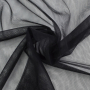 Tissu tulle souple stretch, noir
