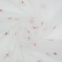 Soft-lace Embroidery Flowers, white