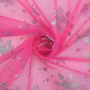 Soft tule frozen chrystals, lichtfuchsia
