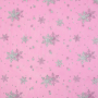 Soft tule frozen chrystals, lichtfuchsia