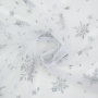 Soft tule frozen chrystals, wit