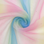 Soft tule Glitter Pastel Rainbow, veelkleurig