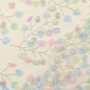 Tissu tulle souple Leaves, blanc