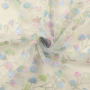 Tissu tulle souple Leaves, blanc