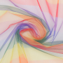 Tissu tulle souple arc-en-ciel Rainbow Stripes, multicolore