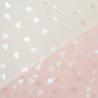 Soft tule Shiny Hearts, roze