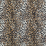 Tissu softshell déperlant Léopard, beige